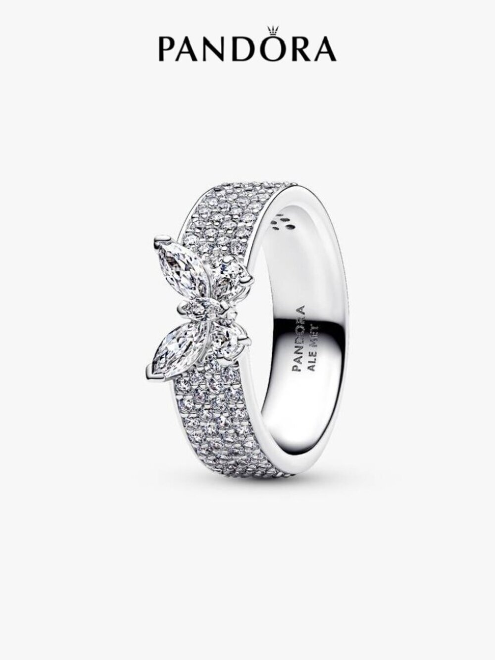 Pandora Sparkling Butterfly Bold Ring